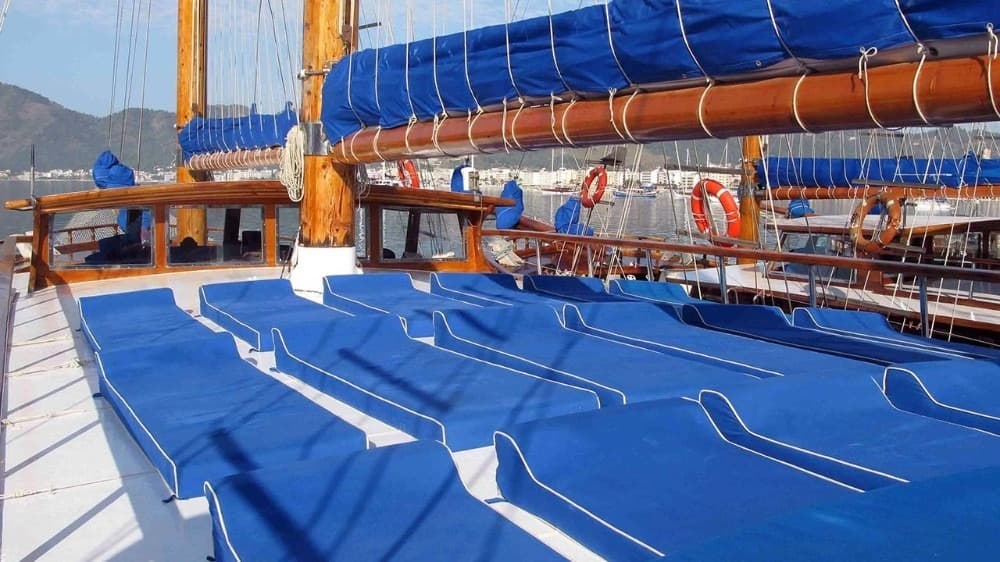 Marmaris ve Göcek'te 12 Kabinli 24 Kişilik Dev Gulet - 4