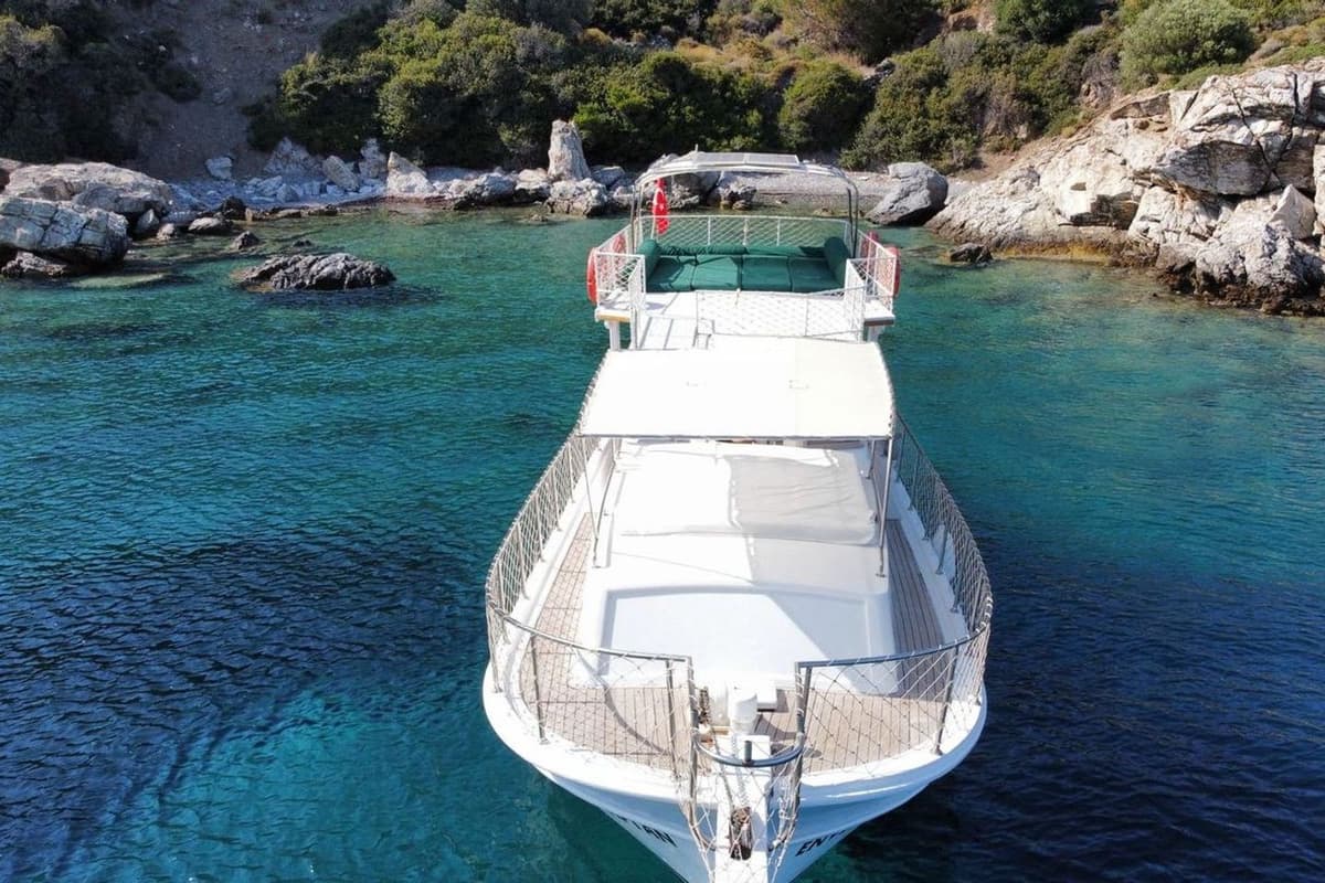 Datça'da 12 Metrelik Özel Yapım Gulet - 2