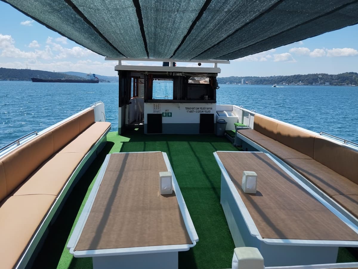 Sarıyer çıkışlı 24 kişilik gezi ve davet teknesi - 5