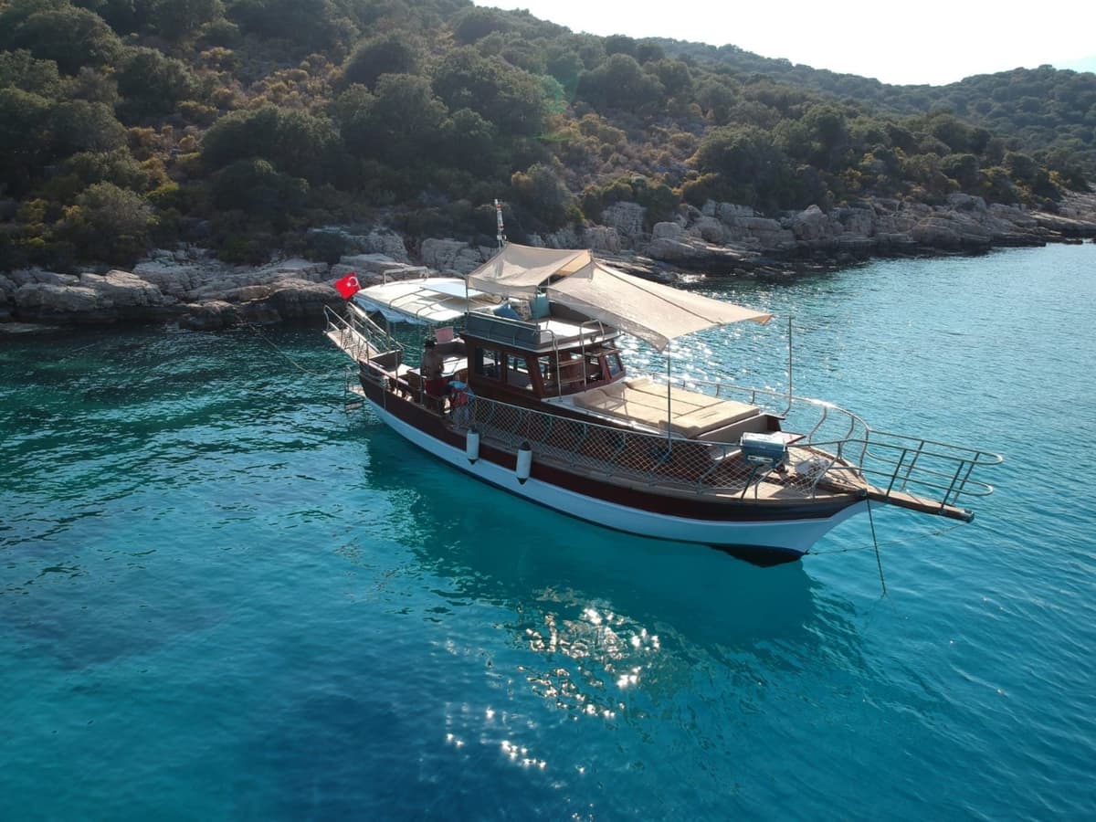 Kaş'ta 10 Kişi Kapasiteli Gulet - 2