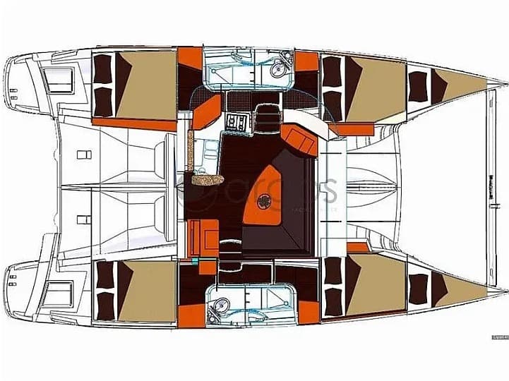 Marmaris Adaköy Marina'da 12 Metre Katamaran - 3