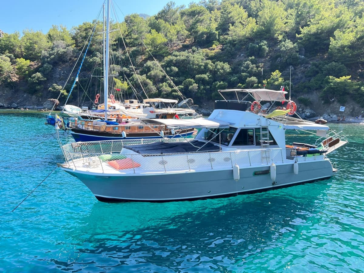 Datça'da 15 metre motoryat ile tatil keyfi - 1