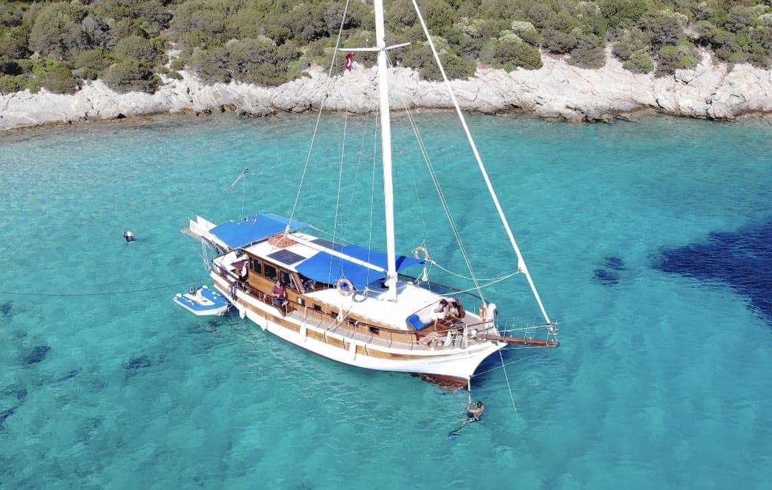 Bodrumdan çıkış 3 kabin 6 kişilik gulet - 1